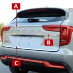 HAVAL JOLION - 4 PC CHROME BEADING FOR REAR DOOR AND BRAKE LIGHT - Image 2