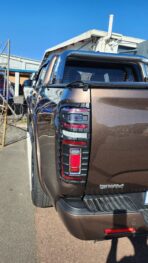P SERIES PASSENGER - BLACK TAIL LIGHT GUARD TRIM - Image 2