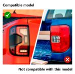 FORD RANGER T9 - TAIL LIGHT GUARD BLACK - Image 5