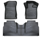 P SERIES - PASSENGER 3D TPE MATS PLUS 2 RED AND BLACK KEY CASE