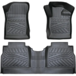 P SERIES - PASSENGER 3D TPE MATS PLUS 2 RED AND BLACK KEY CASE