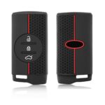 TIGGO 4 -7 - SILICONE KEY CASE RED AND BLACK SET OF 2