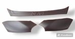 P SERIES COMMERCIAL - 3PC MATT FINISH BEAST BONNET GUARD ABS PLASTIC MIDNITE RANGE - Image 2