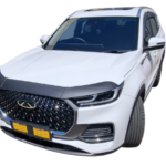 TIGGO 8 / 8 PRO -  3 PC SATIN BLACK BONNET GUARD ABS 3MM MIDNITE RANGE