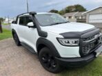P SERIES LTD   - 3 PC MATT BLACK BONNET GUARD 3MM ABS PLASTIC MIDNITE RANGE