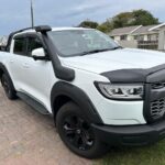 P SERIES LTD   - 3 PC MATT BLACK BONNET GUARD 3MM ABS PLASTIC MIDNITE RANGE