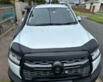 P SERIES LTD   - 3 PC MATT BLACK BONNET GUARD 3MM ABS PLASTIC MIDNITE RANGE - Image 2