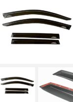 TOYOTA CROSS - 4 PC  GLOSS BLACK WINDSHIELD BRANDED