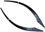 TOYOTA CROSS - CARBON FIBER HEAD LAMP EYEBLOW  COVER BLACK GLOSS - Image 2