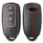 TIGGO 8 - SILICONE KEY CASE RED AND BLACK SET OF 2