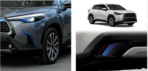 TOYOTA CROSS -BLUE BEZEL COVERS FRONT AND REAR - Image 2