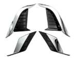 TOYOTA CROSS - CHROME FRONT AND REAR LIGHT EYEBROW COVER TRIM