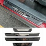 TOYOTA CROSS -  4 PC DOOR SILLS PLASTIC BLACK