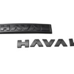 HAVAL - MATT BLACK FRONT COVER  AND REAR  LETTERS COVERS