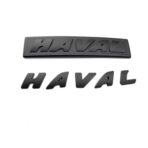 HAVAL - GLOSS BLACK  FRONT AND REAR EMBLEM  2021 > 2024