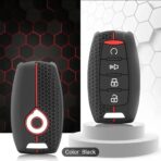 P SERIES -  KEY CASE SILICONE RED AND BLACK - Image 2