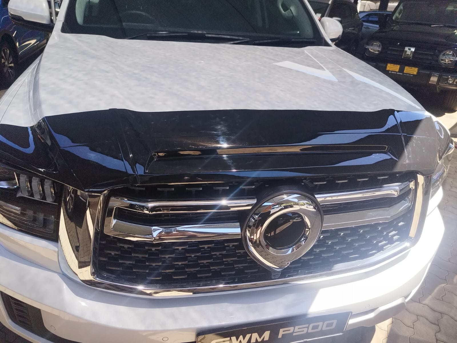 TANK 500 BONNET GUARD GWM P 500 - 4 PC BONNET SATIN BLACK - Image 1