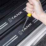 TANK 500 - 4 PC VINYL DOOR SILLS BLACK AND WHITE - Image 3