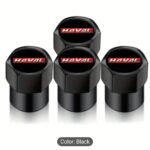 HAVAL - SET OF 4 BLACK VALVE CAPS