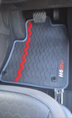 HAVAL GT - BRANDED RUBBER MAT RED STRIPE - Image 2