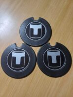 TANK -  DISC HOLDER N KEY CASE RED AND BLACK SILICONE