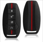 BYD SHARK 6 - KEY CASE BLACK AND RED SILCONE