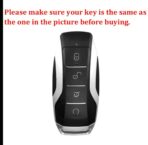 BYD SHARK 6 - KEY CASE BLACK AND RED SILCONE - Image 2