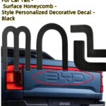 BYD SHARK 6 -  HONEYCOMB REAR EMBLEM SILICONE BLACK