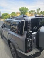 JETOUR T2 - GLOSS BLACK KNIGHT KIT INCLUDES ROOF RACK , SIDE BOX , LADDER , RIM COVER - Image 5