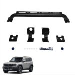 JETOUR T2 - BLACK NUDGE BAR WITH LED LIGHT BAR MOUNT