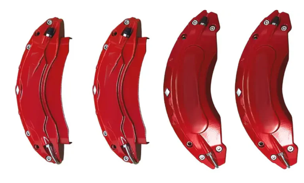 JETOUR T2 BRAKE CALIPER COVERS RED JETOUR T2 - RED ALUMINIUM BRAKE CALIPER COVER - Image 1