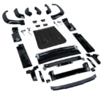 JETOUR T2 - GLOSS BLACK KNIGHT KIT INCLUDES ROOF RACK , SIDE BOX , LADDER , RIM COVER