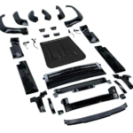 JETOUR T2 - GLOSS BLACK KNIGHT KIT INCLUDES ROOF RACK , SIDE BOX , LADDER , RIM COVER